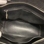 Chanel Tote Bag Reissue Caviar Leather Black Silver — view 4
