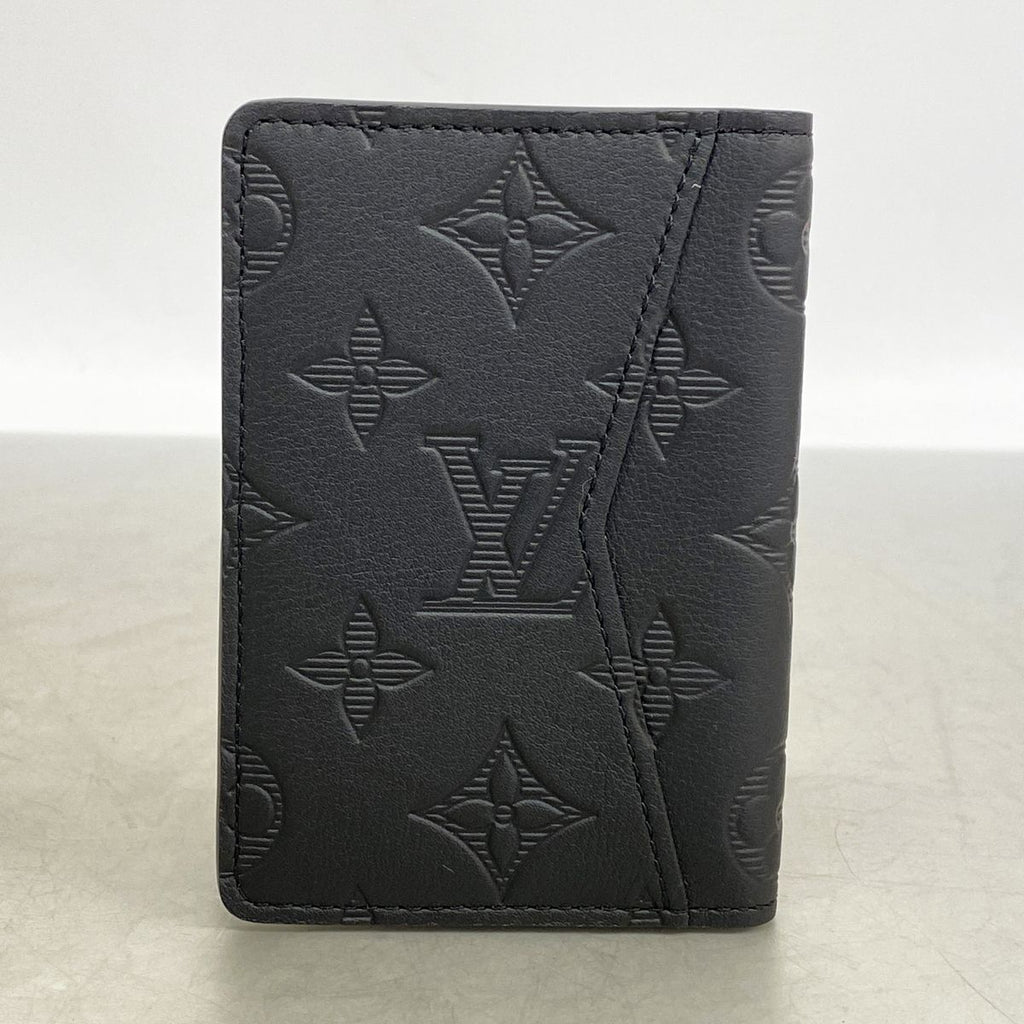 Louis Vuitton Card Case Monogram Shadow Pocket Organizer Black — view 5