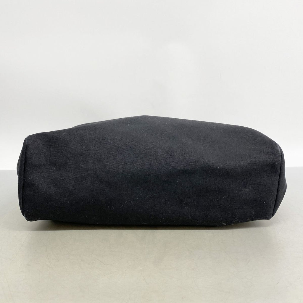Hermes Handbag Herbag MM Toile Officier Black Silver 2-Way Bag — view 3