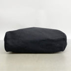 Hermes Handbag Herbag MM Toile Officier Black Silver 2-Way Bag — view 3