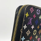 Louis Vuitton Wallet Monogram Multicolor Zippy Grenat — view 6