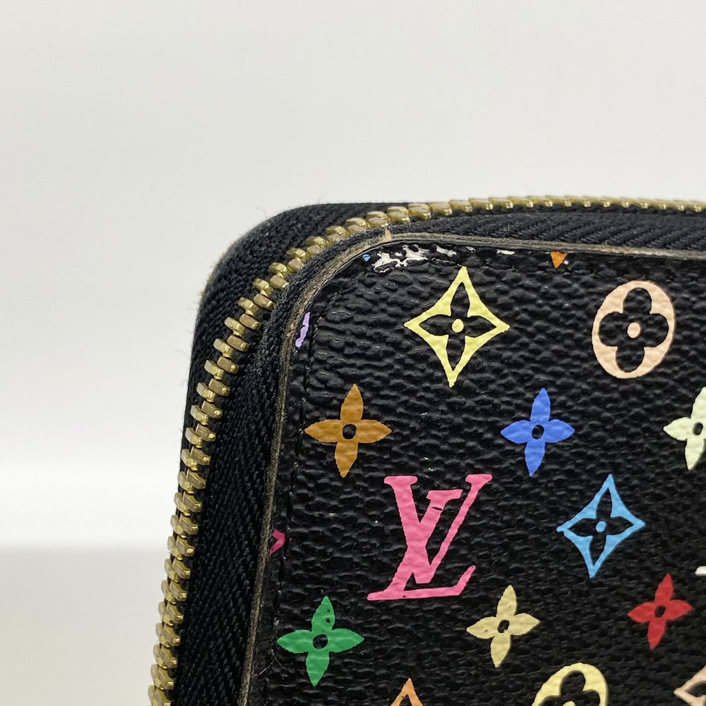 Louis Vuitton Wallet Monogram Multicolor Zippy Grenat — view 7