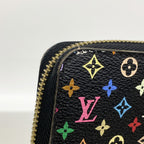 Louis Vuitton Wallet Monogram Multicolor Zippy Grenat — view 7