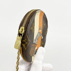 Louis Vuitton Coin Purse Monogram Groom Porte Monnaie Rond Orange — view 2