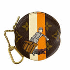 Louis Vuitton Coin Purse Monogram Groom Porte Monnaie Rond Orange
