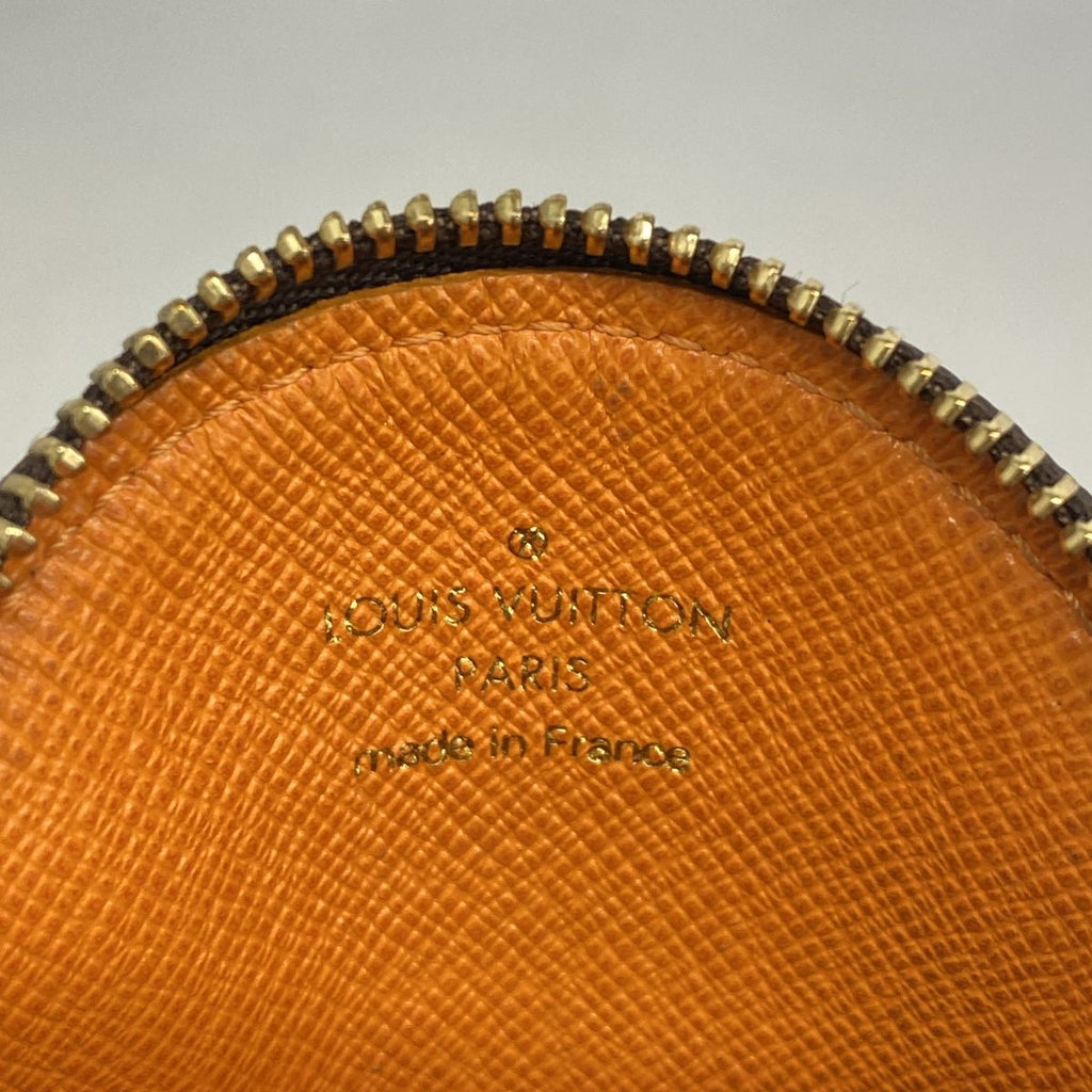 Louis Vuitton Coin Purse Monogram Groom Porte Monnaie Rond Orange — view 4