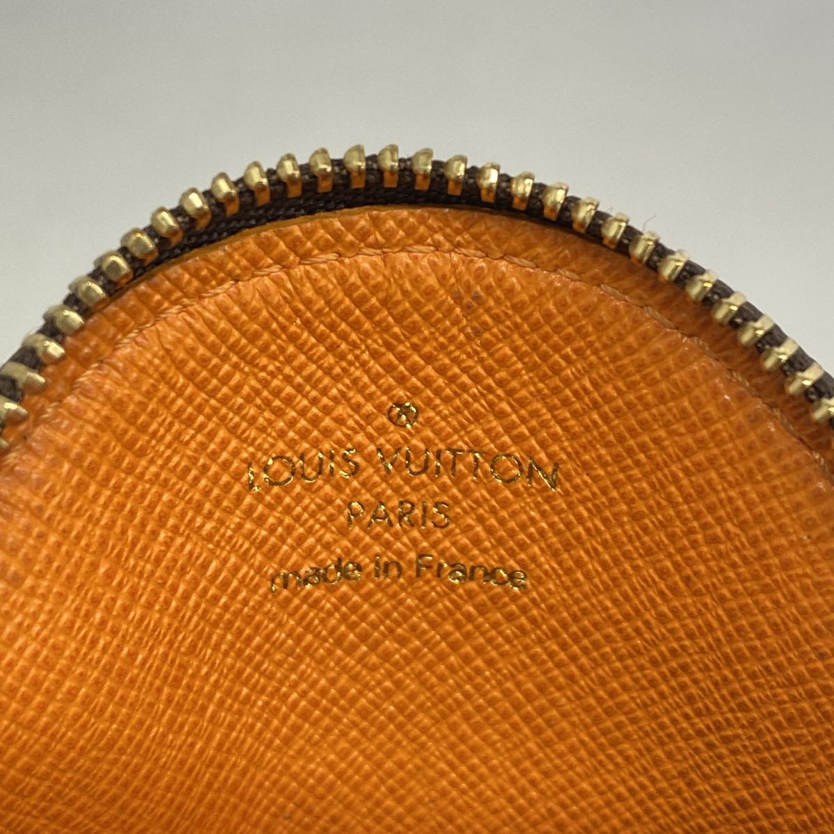 Louis Vuitton Coin Purse Monogram Groom Porte Monnaie Rond Orange — view 4