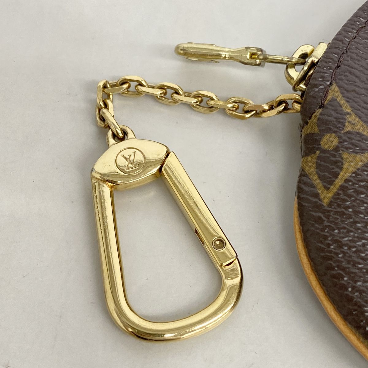 Louis Vuitton Coin Purse Monogram Groom Porte Monnaie Rond Orange — view 7