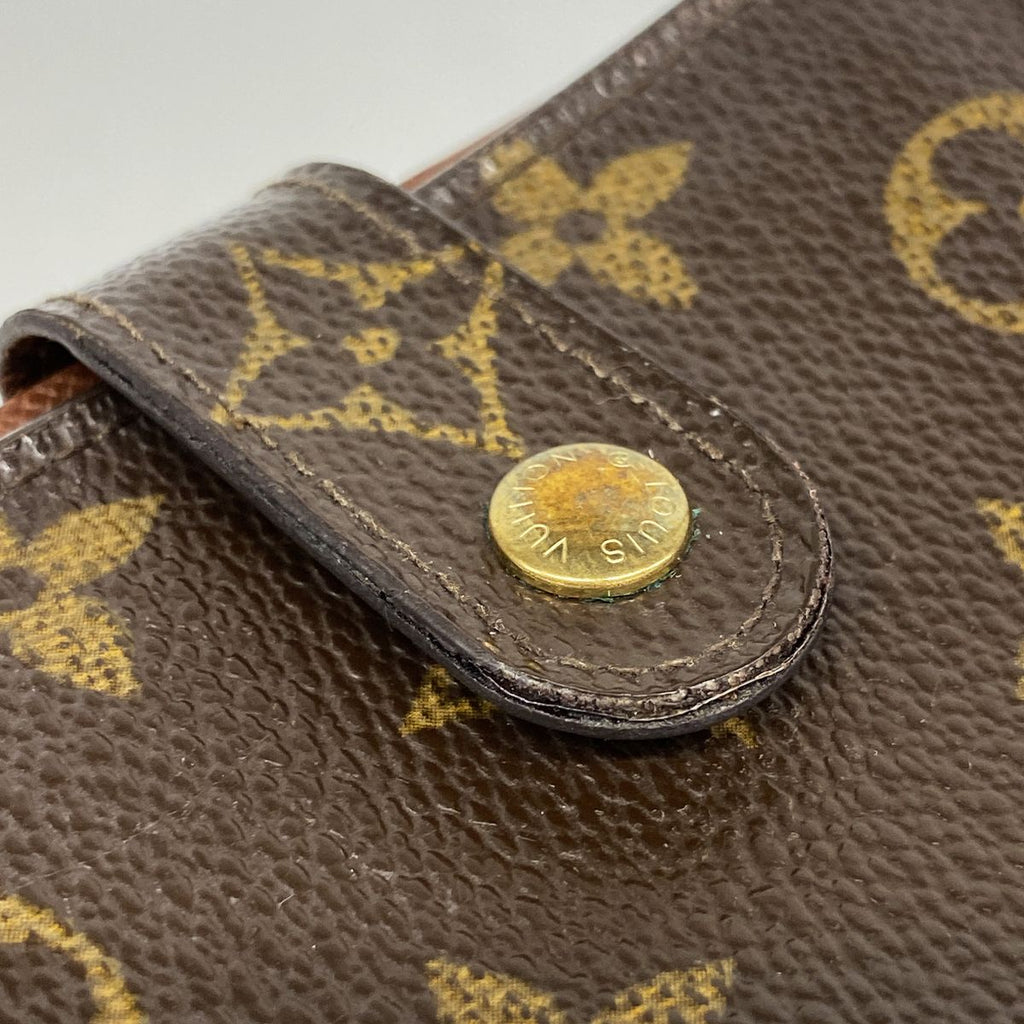 Louis Vuitton Wallet Monogram Compact Zip Brown — view 8
