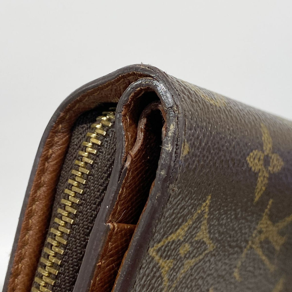 Louis Vuitton Wallet Monogram Compact Zip Brown — view 5