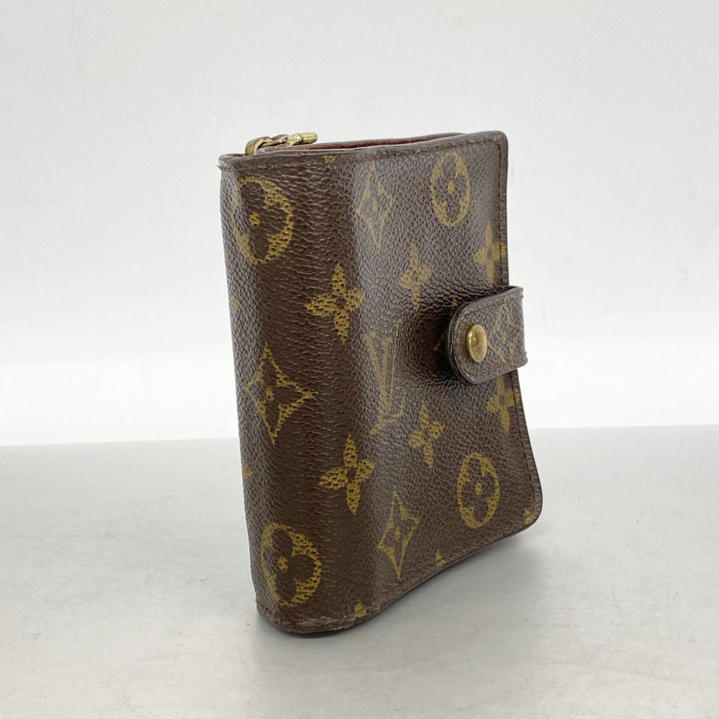 Louis Vuitton Wallet Monogram Compact Zip Brown — view 2