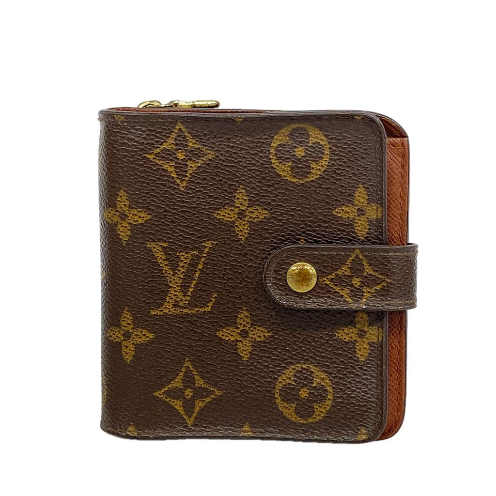 Louis Vuitton Wallet Monogram Compact Zip Brown