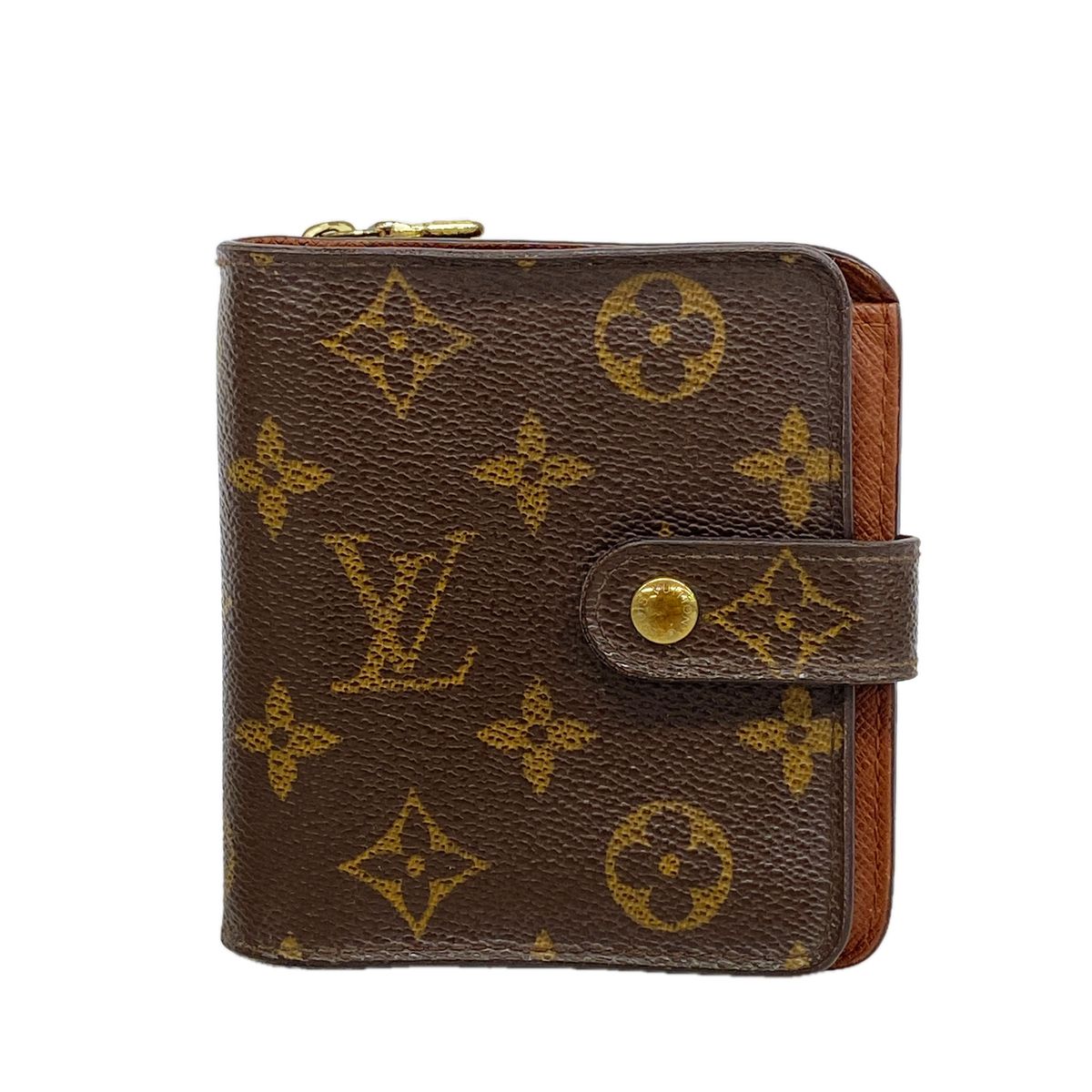 Louis Vuitton Wallet Monogram Compact Zip Brown