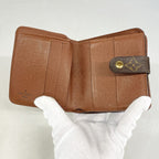 Louis Vuitton Wallet Monogram Compact Zip Brown — view 3