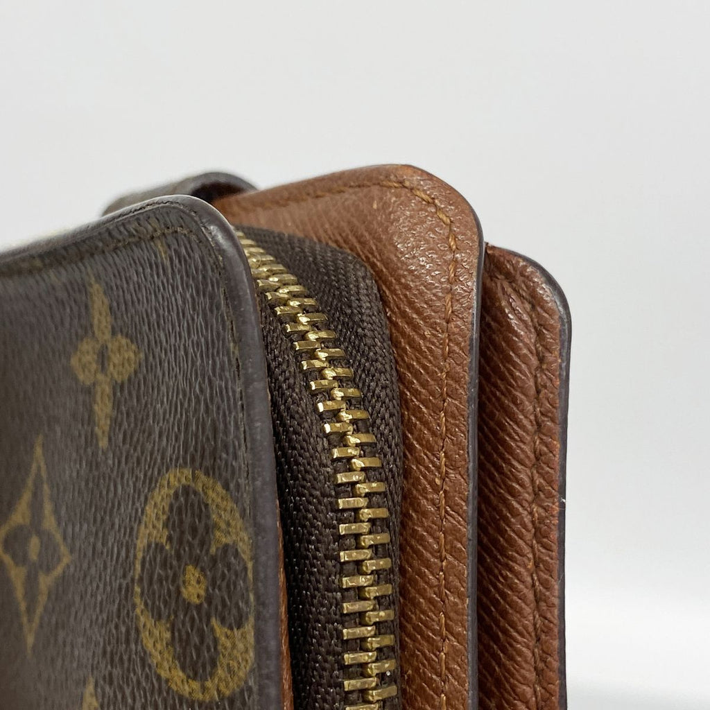 Louis Vuitton Wallet Monogram Compact Zip Brown — view 6