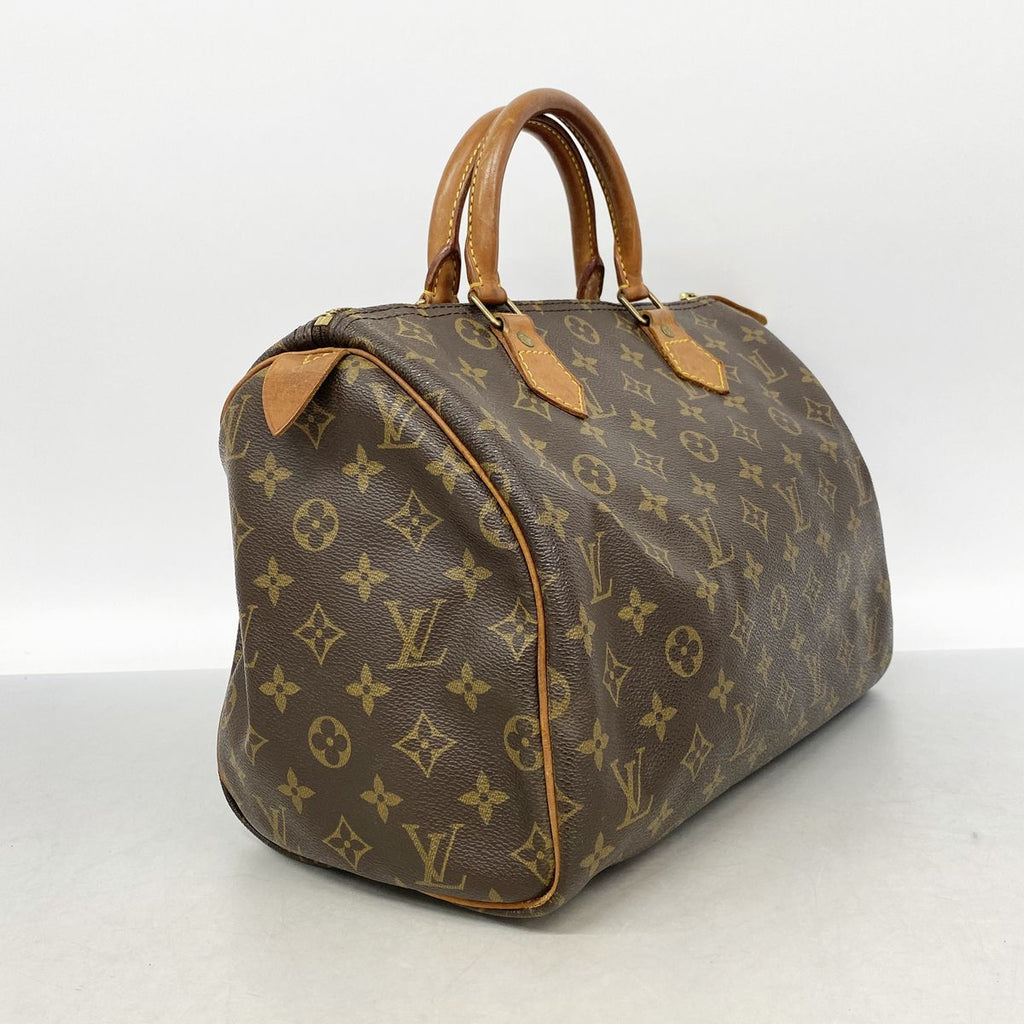 Louis Vuitton Handbag Monogram Speedy 30 Brown — view 2