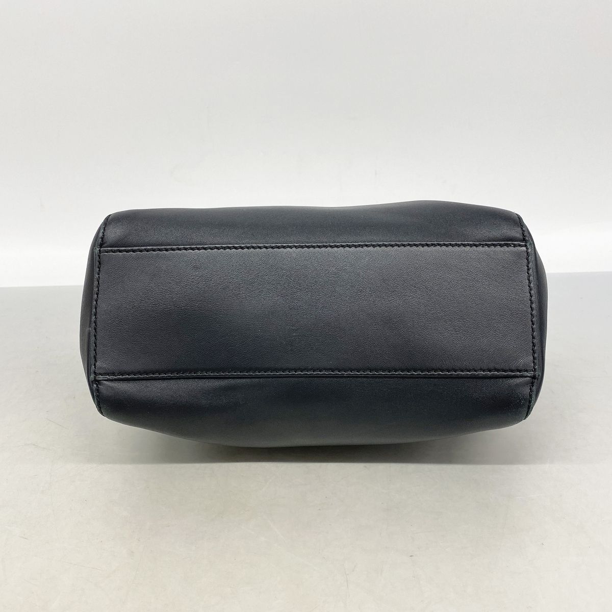 Fendi Handbag Mini Peekaboo Leather Black Gold 2-Way Bag — view 3