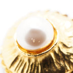 Chanel Earrings Vintage Gold Plated Faux Pearl — view 6