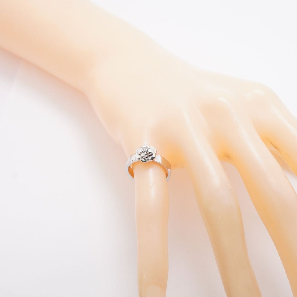 Chanel Ring Camellia White Gold Diamond — view 7