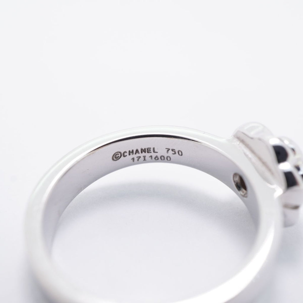 Chanel Ring Camellia White Gold Diamond — view 4
