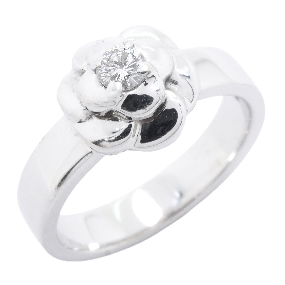 Chanel Ring Camellia White Gold Diamond
