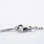 Hermes Necklace Mini Pop Metal Silver Pink — view 4