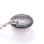 Hermes Necklace Mini Pop Metal Silver Pink — view 5