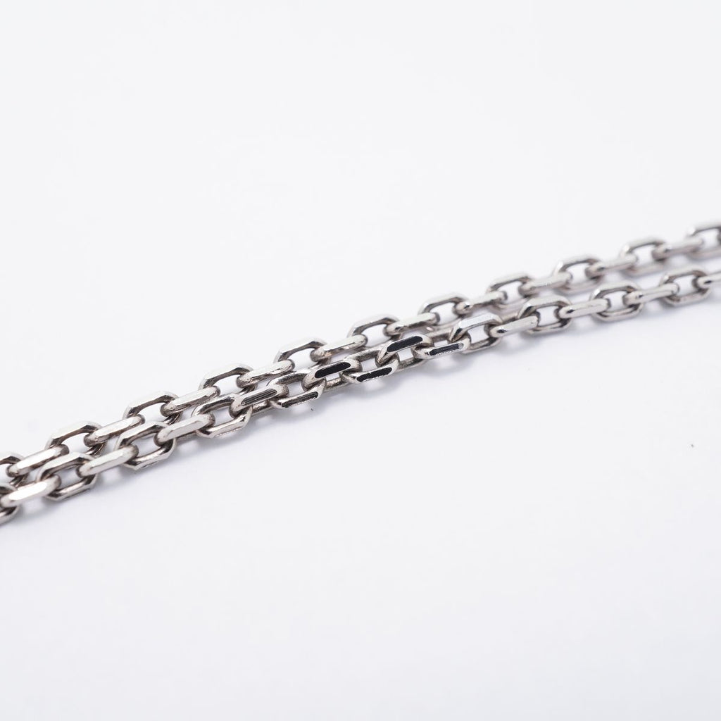 Hermes Necklace Mini Pop Metal Silver Pink — view 8