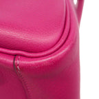 Hermes Handbag Lindy 30 Evercolor Rose Purple Silver 2-Way Bag — view 7