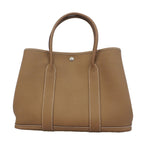 Hermes Tote Bag Garden Party PM Negonda Etoupe Silver