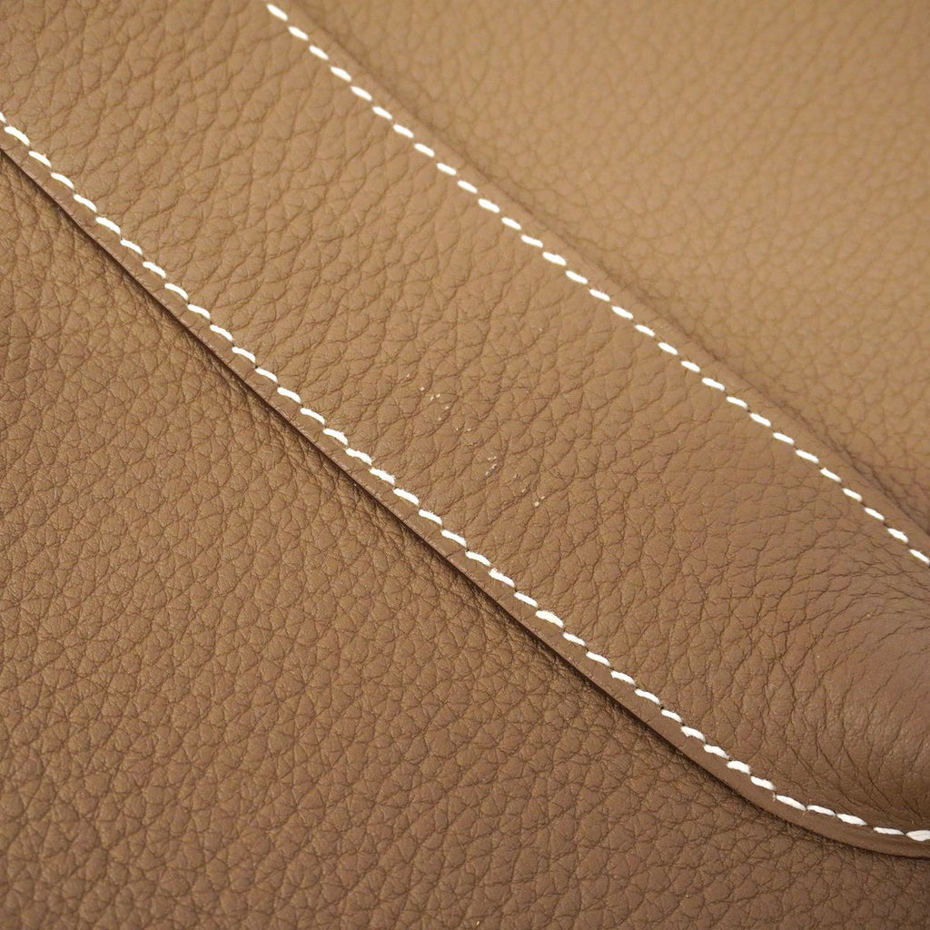 Hermes Tote Bag Garden Party PM Negonda Etoupe Silver — view 8