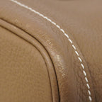 Hermes Tote Bag Garden Party PM Negonda Etoupe Silver — view 7