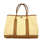 Hermes Tote Bag Garden Party TPM Toile H Chai Silver — view 8
