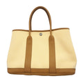 Hermes Tote Bag Garden Party TPM Toile H Chai Silver