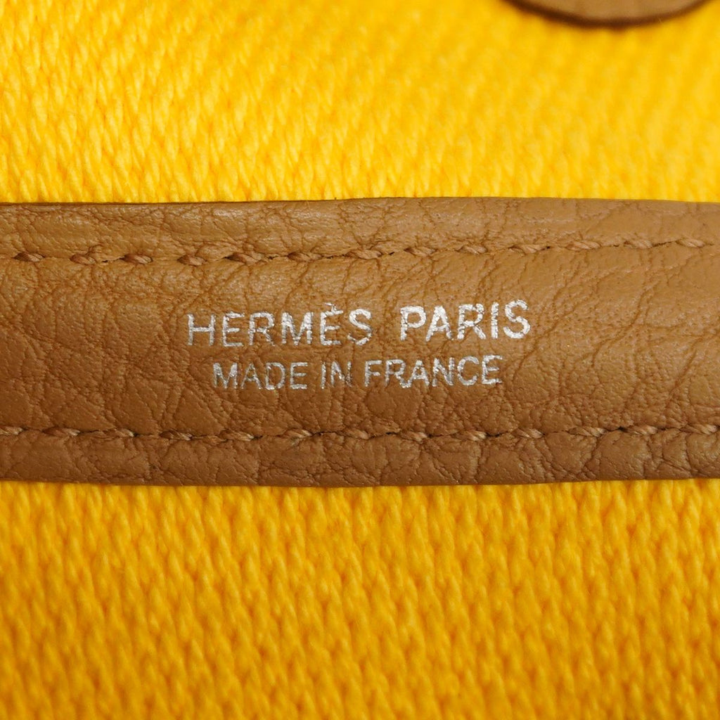 Hermes Tote Bag Garden Party TPM Toile H Chai Silver — view 5