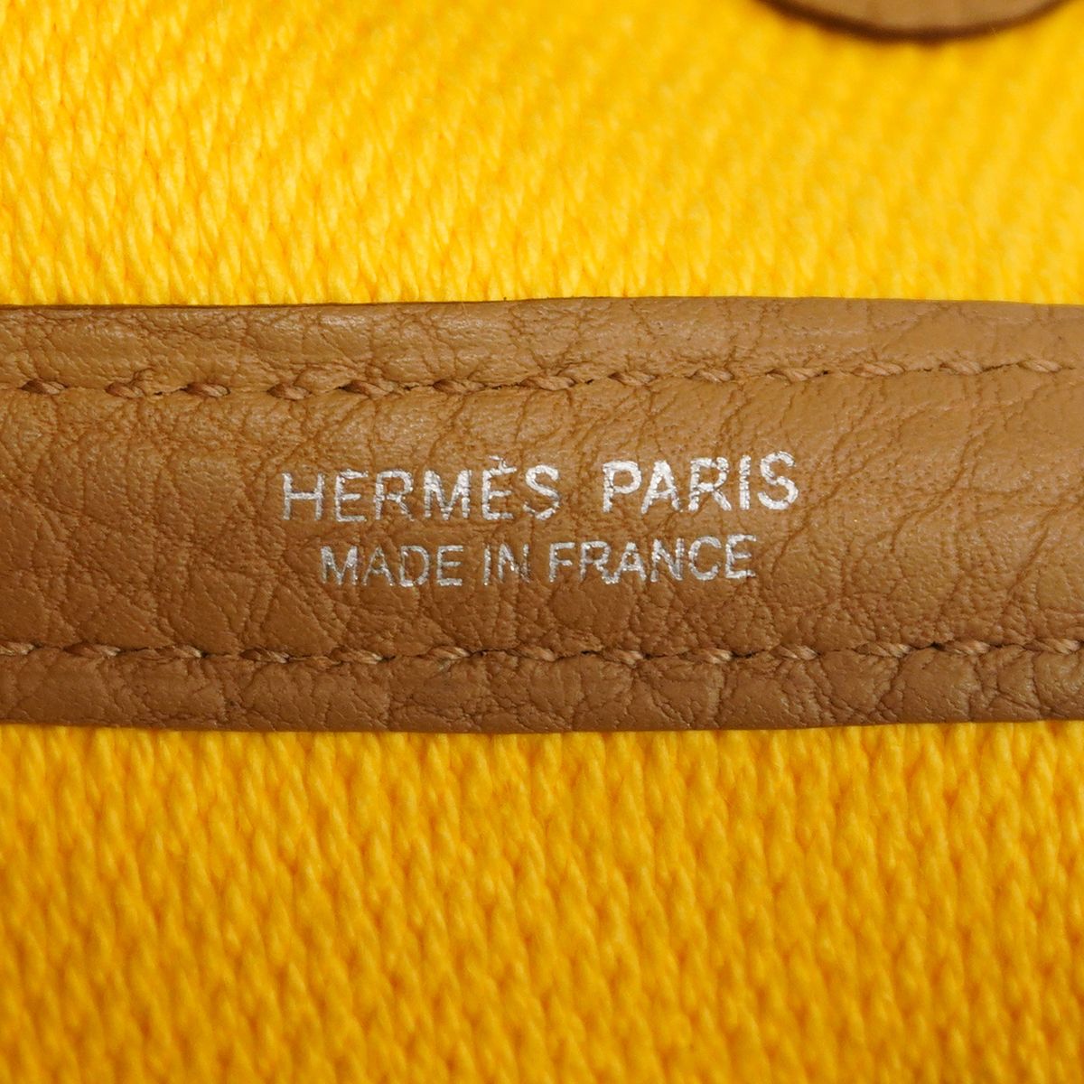 Hermes Tote Bag Garden Party TPM Toile H Chai Silver — view 5