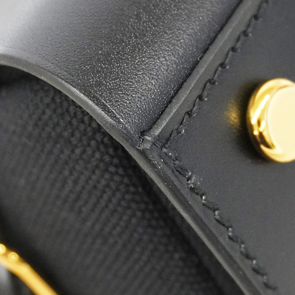Hermes Shoulder Bag Sellier Swift Black Gold — view 6