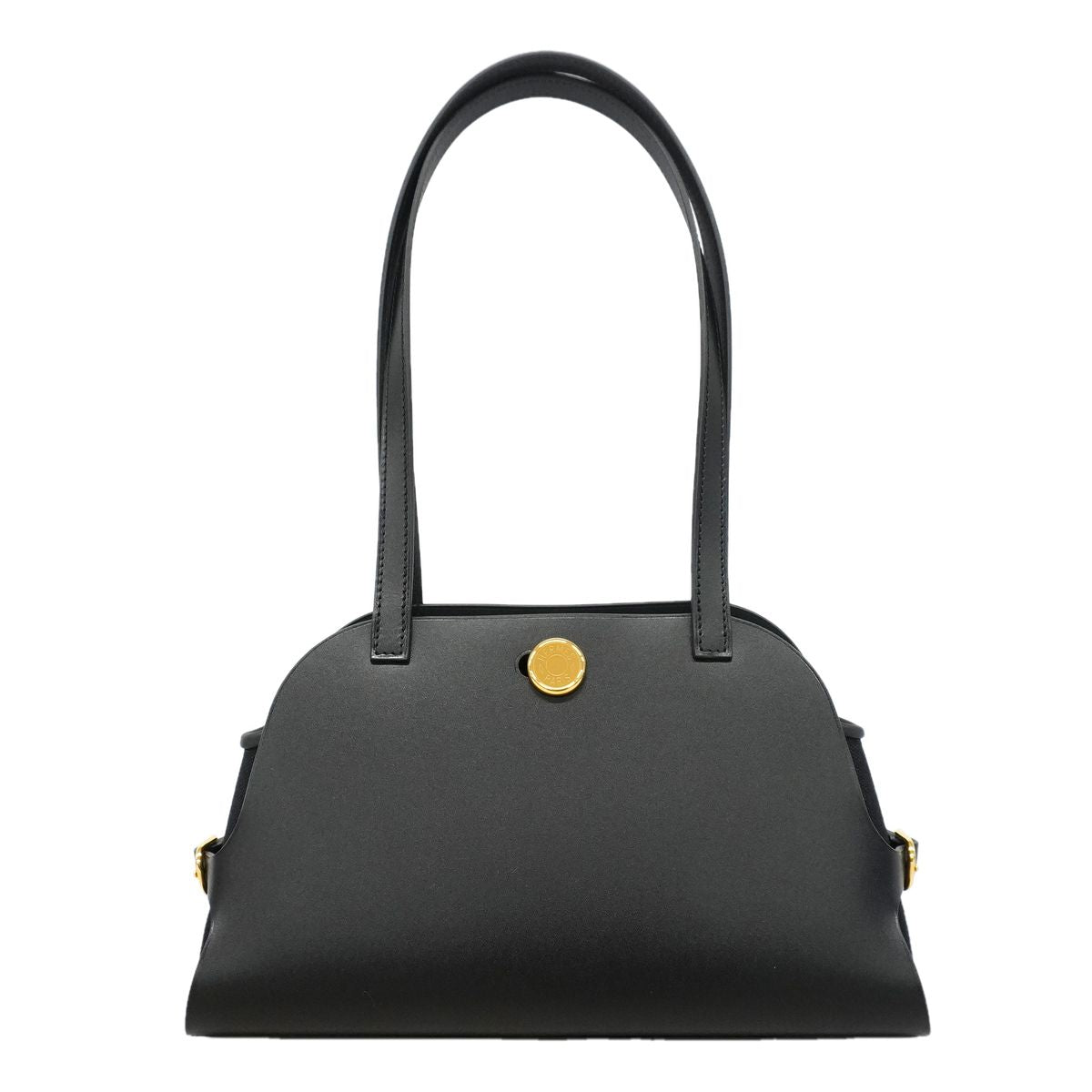 Hermes Shoulder Bag Sellier Swift Black Gold — view 8