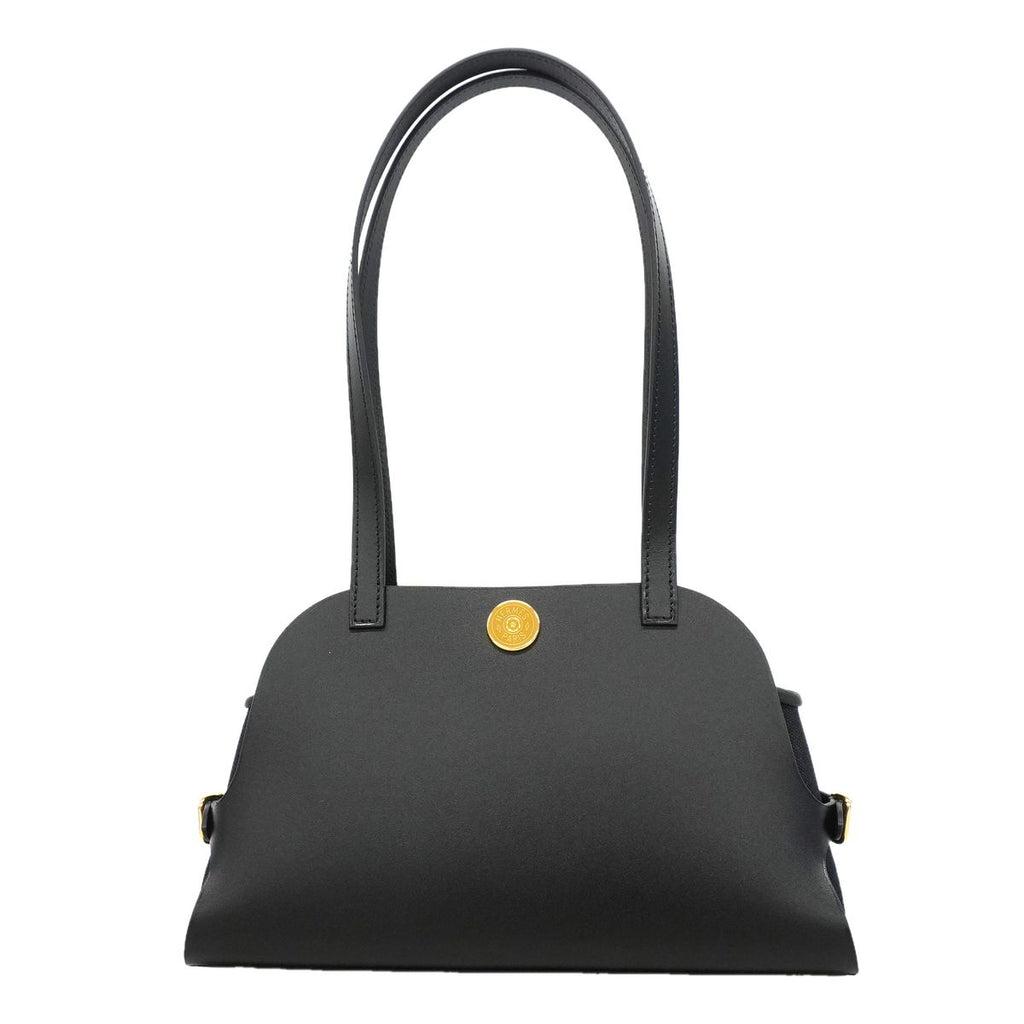 Hermes Shoulder Bag Sellier Swift Black Gold