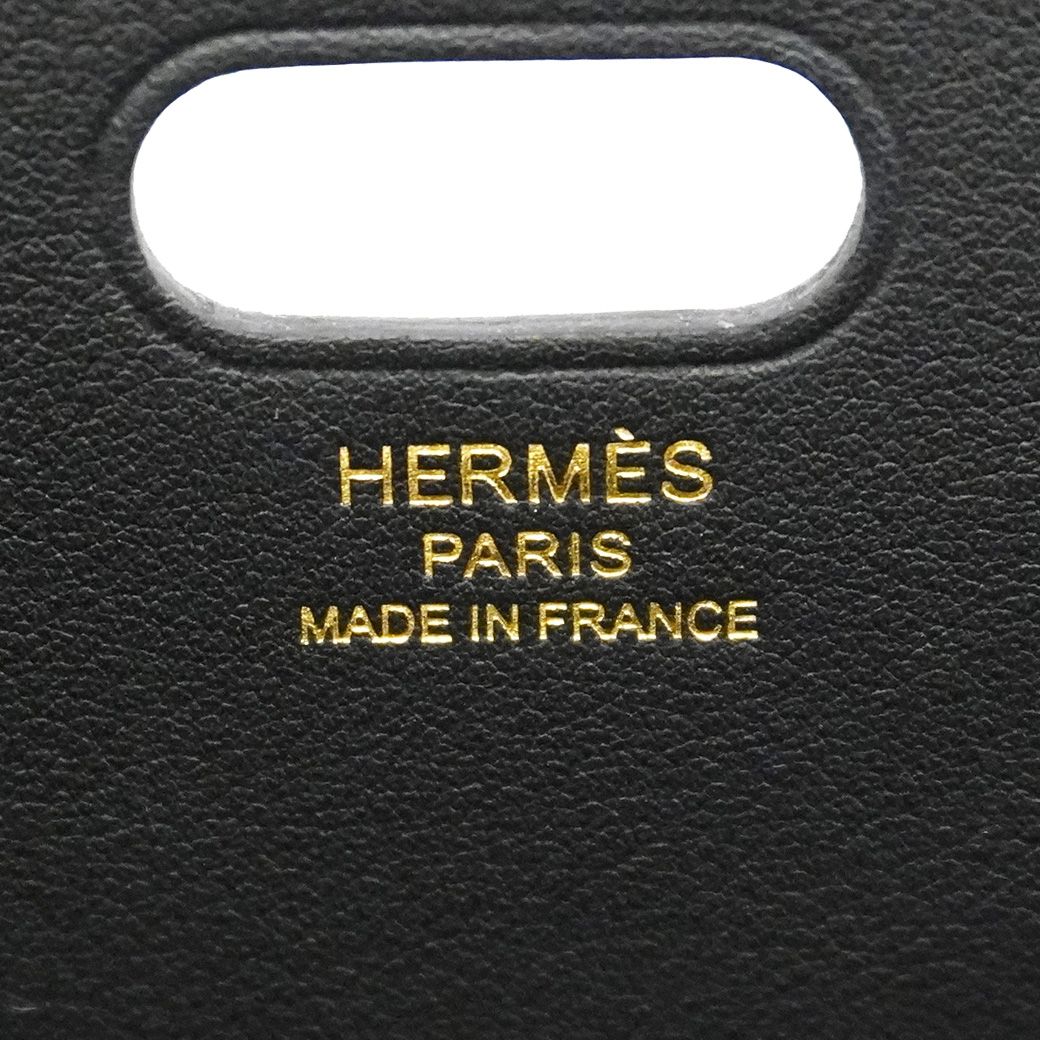 Hermes Shoulder Bag Sellier Swift Black Gold — view 5