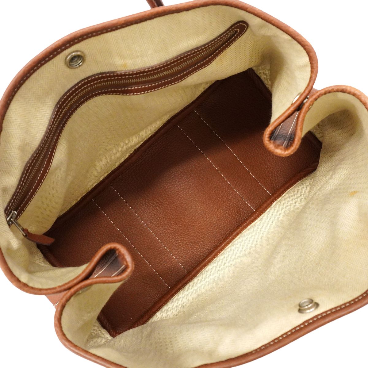 Hermes Tote Bag Garden Party PM Negonda Gold Silver — view 4