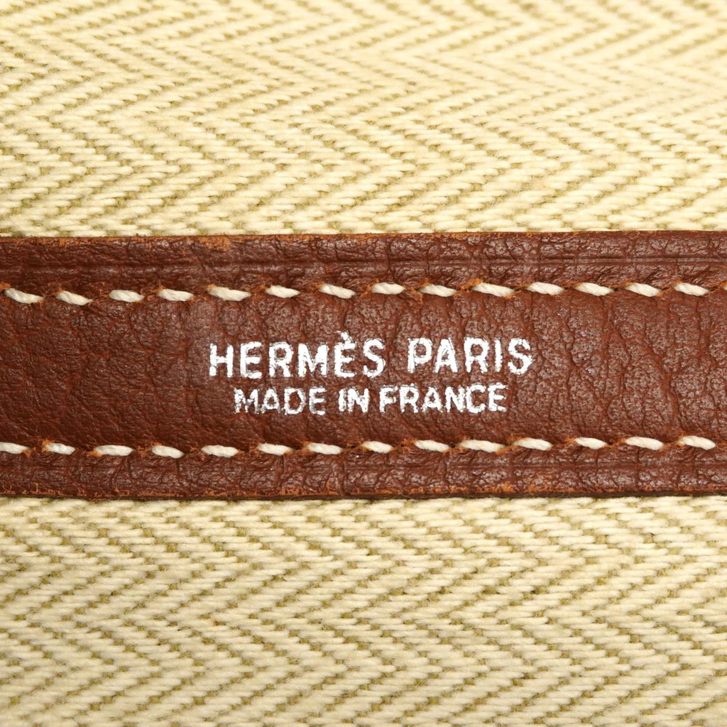 Hermes Tote Bag Garden Party PM Negonda Gold Silver — view 5