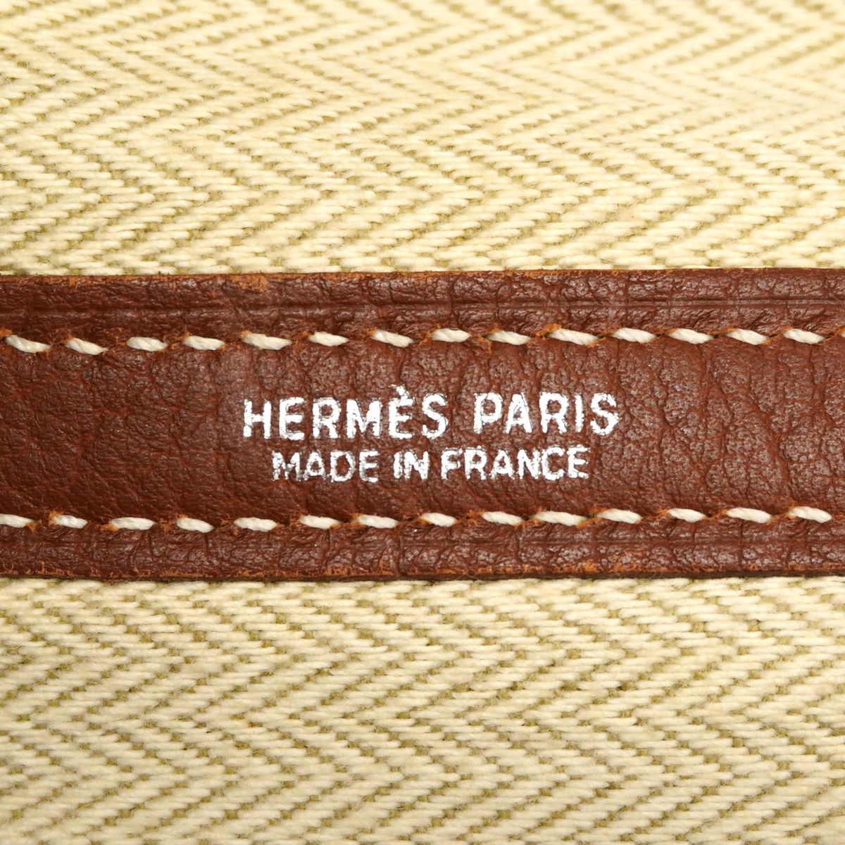 Hermes Tote Bag Garden Party PM Negonda Gold Silver — view 5