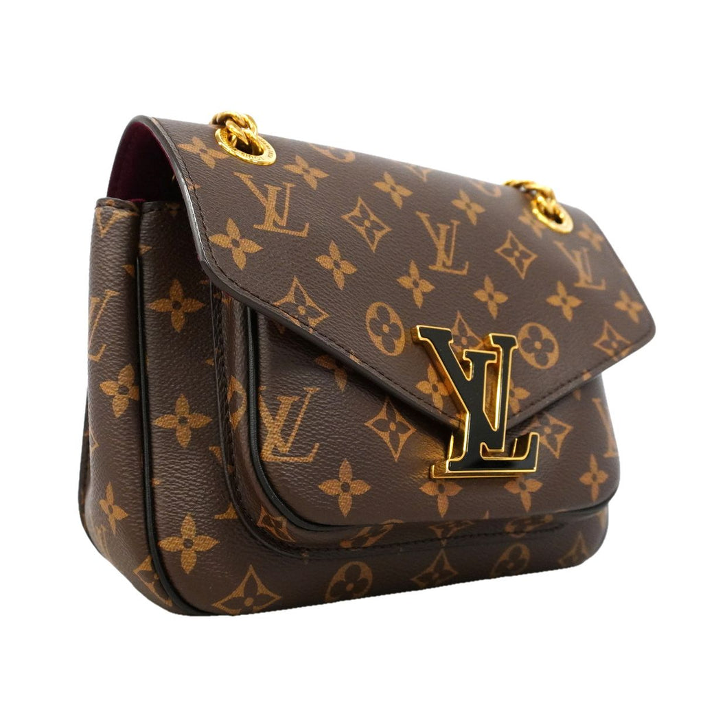 Louis Vuitton Shoulder Bag Monogram Passy Brown — view 2
