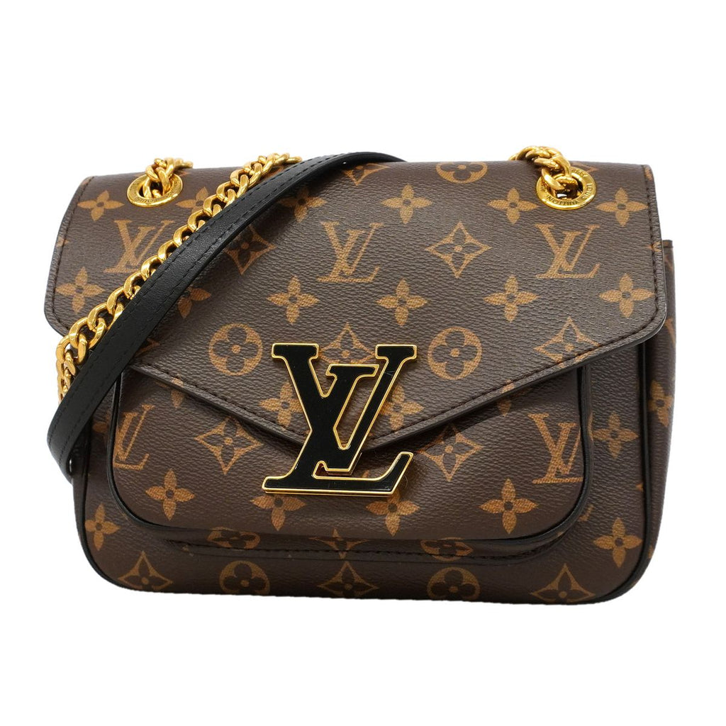 Louis Vuitton Shoulder Bag Monogram Passy Brown