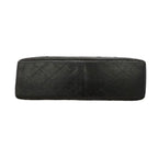 Chanel Shoulder Bag Quilted Face Lambskin Black Gold — view 3