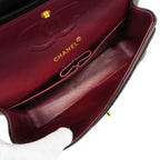 Chanel Shoulder Bag Quilted Lambskin Black Gold — view 4