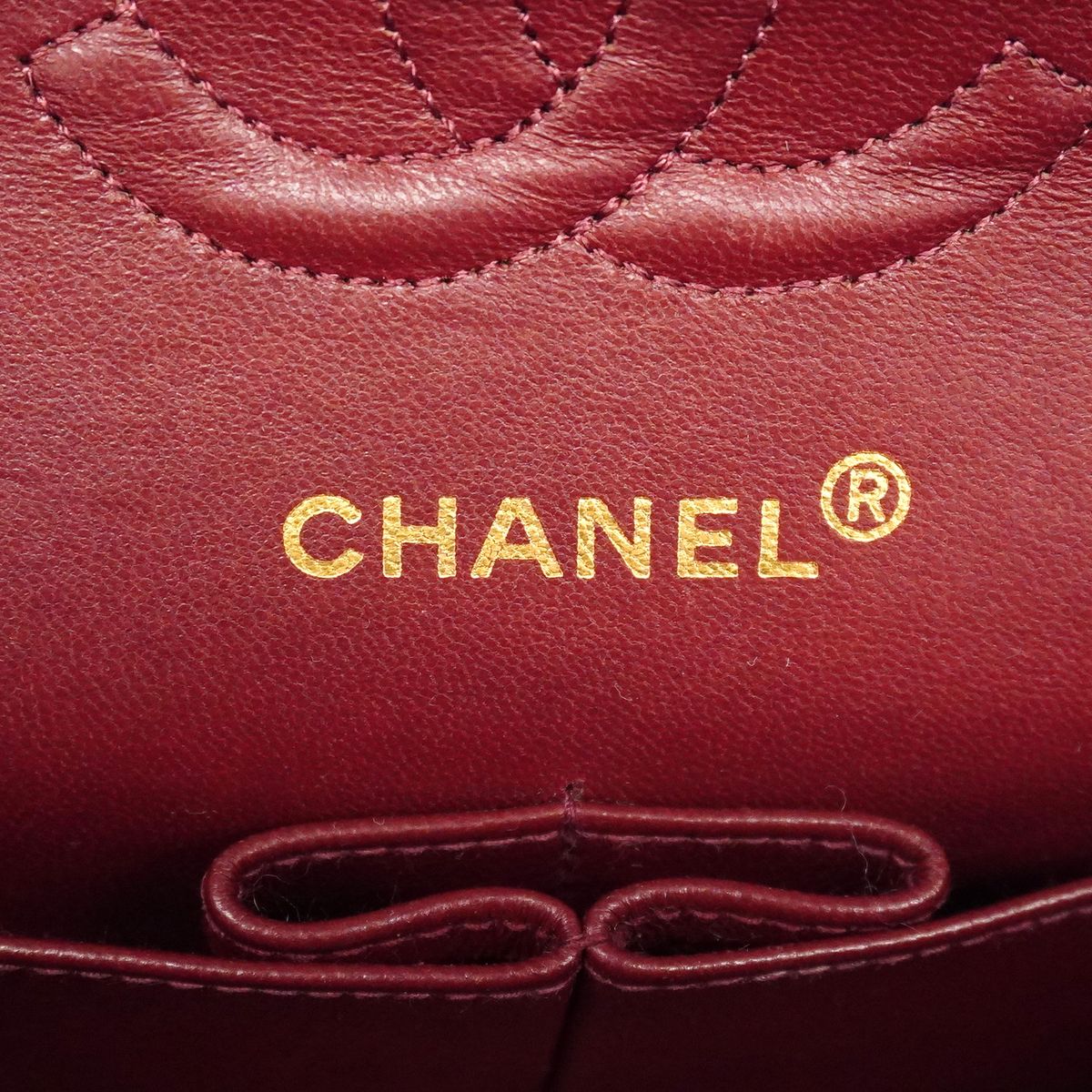 Chanel Shoulder Bag Quilted Lambskin Black Gold — view 5