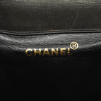 Chanel Backpack Quilted Lambskin Black Gold — view 5