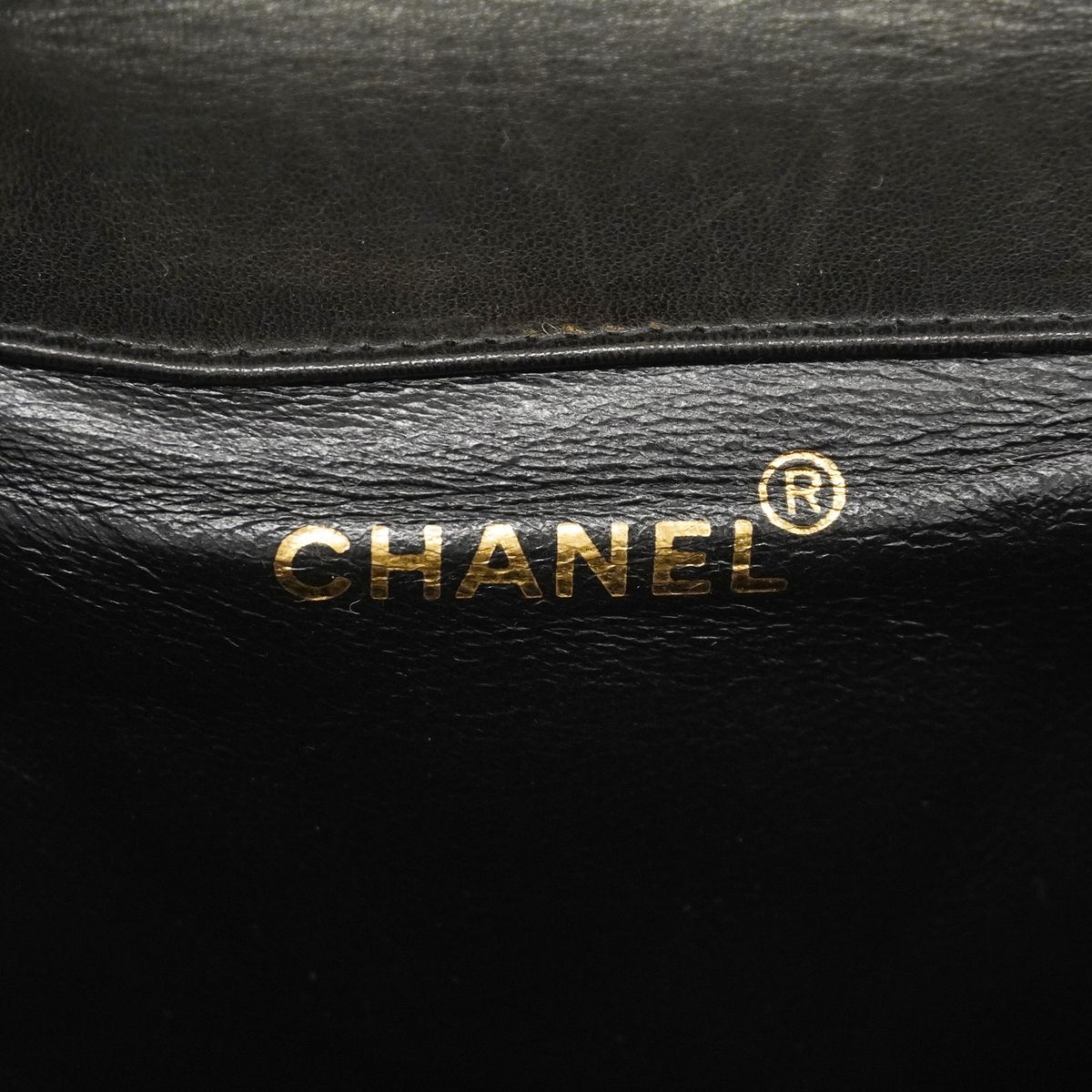 Chanel Backpack Quilted Lambskin Black Gold — view 5